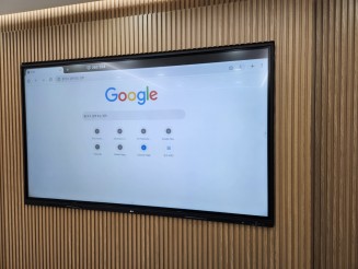 남청주신협 본점 전자칠판 납품 사례